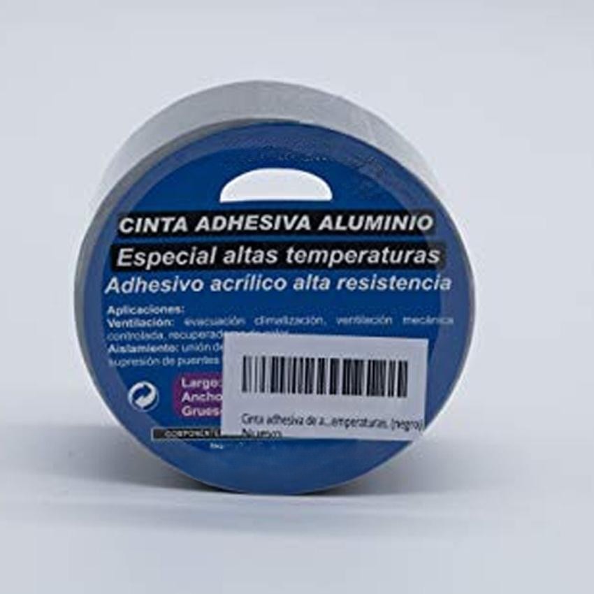 cinta adhesiva de aluminio 50 x 10 mts, resistente y duradera, ideal para sellar, aislar y reparar superficies.